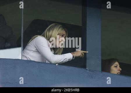 Diego Armando Maradona takes his first training session as head coach of Gimnasia y Esgrima de la Plata at Estadio Juan Carmelo Zerillo on September 8, 2019 in La Plata, Argentina. (Photo by Matías Baglietto/NurPhoto (Photo by Matías Baglietto/NurPhoto) Stock Photo