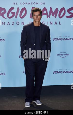 {persons} attends to 'El Corazon De Sergio Ramos' premiere at Reina Sofia Museum in Madrid, Spain. September 10, 2019. (Photo by A. Ware/NurPhoto) Stock Photo