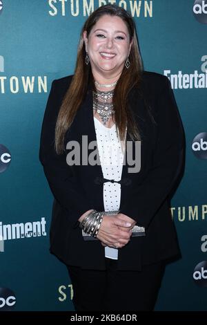 Camryn Manheim attending the premiere of Stumptown in Los Angeles ...