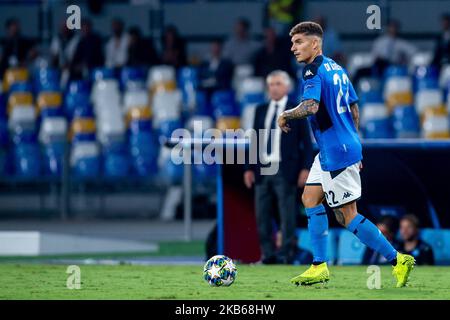 Giovanni Di Lorenzo of SSC Napoli during the UEFA Champions League match between Napoli and Liverpool at Stadio San Paolo, Naples, Italy on 17 September 2019. (Photo by Giuseppe Maffia/NurPhoto) Stock Photo