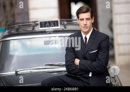 attends the soap opera by RAI 1 ''Il Paradiso delle Signore'' photocall in Rome, Italy, on 19 September 2019. (Photo by Mauro Fagiani/NurPhoto) Stock Photo