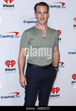 LAS VEGAS, NEVADA, USA - SEPTEMBER 20: James Van Der Beek arrives at the 2019 iHeartRadio Music Festival - Night 1 held at T-Mobile Arena on September 20, 2019 in Las Vegas, Nevada, United States. (Photo by David Acosta/Image Press Agency/NurPhoto) Stock Photo