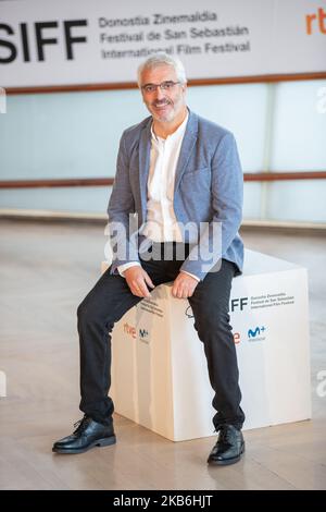 Vicente Vergara attends the 'La Trinchera Infinita (The Endless Trench)' Photocall during the 67th San Sebastian Film Festival in the northern Spanish Basque city of San Sebastian on September 22, 2019. (Photo by Manuel Romano/NurPhoto) Stock Photo