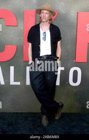 The Black Phone Premiere at the TCL Chinese Theater IMAX on June 21, 2022 in Los Angeles, CA Featuring: Jamie Campbell Bower Where: Los Angeles, California, United States When: 21 Jun 2022 Credit: Nicky Nelson/WENN Stock Photo