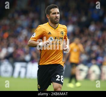 Wolverhampton Wanderers' Joao Moutinho during English Premier League between Crystal Palace and Wolverhampton Wanderers at Selhurst Park Stadium , London, England on 22 September 2019 (Photo by Action Foto Sport/NurPhoto) Stock Photo