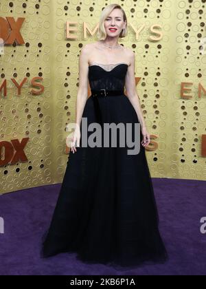 LOS ANGELES, CALIFORNIA, USA - SEPTEMBER 22: Naomi Watts arrives at the 71st Annual Primetime Emmy Awards held at Microsoft Theater L.A. Live on September 22, 2019 in Los Angeles, California, United States. (Photo by Xavier Collin/Image Press Agency/NurPhoto) Stock Photo