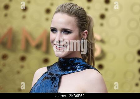 LOS ANGELES, CALIFORNIA, USA - SEPTEMBER 22: Rachel Brosnahan arrives at the 71st Annual Primetime Emmy Awards held at Microsoft Theater L.A. Live on September 22, 2019 in Los Angeles, California, United States. (Photo by Xavier Collin/Image Press Agency/NurPhoto) Stock Photo