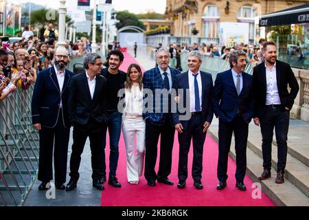 'La Odisea de Los Giles (Heroic Losers)' Premiere during the 67th San Sebastian Film Festival in the northern Spanish Basque city of San Sebastian on September 23, 2019. (Photo by Manuel Romano/NurPhoto) Stock Photo