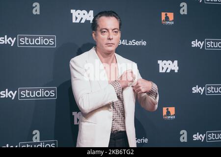 Actor Maurizio Lombardi attends the '1994' Tv Movie photocall at The Space Moderno on September 24, 2019 in Rome, Italy. (Photo by Luca Carlino/NurPhoto) Stock Photo