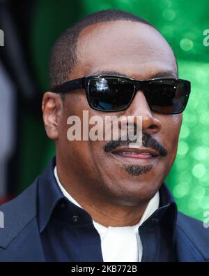 WESTWOOD, LOS ANGELES, CALIFORNIA, USA - SEPTEMBER 28: Actor Eddie Murphy arrives at the Los Angeles Premiere Of Netflix's 'Dolemite Is My Name' held at the Regency Village Theatre on September 28, 2019 in Westwood, Los Angeles, California, United States. (Photo by Xavier Collin/Image Press Agency/NurPhoto) Stock Photo