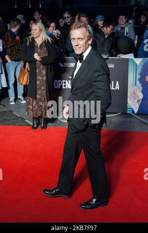 Hugh Laurie attends the European film premiere of 'The Personal History of David Copperfield' at Odeon Luxe Leicester Square during the 63rd BFI London Film Festival Opening Night Gala on 02 October, 2019 in London, England. (Photo by WIktor Szymanowicz/NurPhoto) Stock Photo