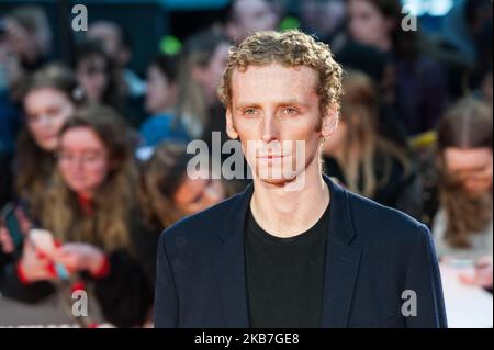 Edward Ashley attends the UK film premiere of 'The King' at Odeon Luxe Leicester Square during the 63rd BFI London Film Festival American Airlines Gala on 03 October, 2019 in London, England. (Photo by WIktor Szymanowicz/NurPhoto) Stock Photo