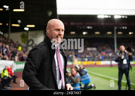 Sean Dyche, manager of Burnley, before the Premier League match between Burnley and Everton at Turf Moor, Burnley on Saturday 5th October 2019. (Credit: Pat Scaasi | MI News) Photograph may only be used for newspaper and/or magazine editorial purposes, license required for commercial use (Photo by MI News/NurPhoto) Stock Photo