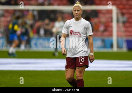 Beth England of England Women during the International Friendly match between England Women and Brazil Women at the Riverside Stadium, Middlesbrough on Saturday 5th October 2019.(Photo by Iam Burn/MI News/NurPhoto) Stock Photo