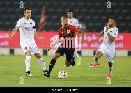 Yacine Brahimi during Qatar Stars League match between Al Sadd and Al Rayyan on October 5 2019 at the Jassim Bin Hamad stadium in Doha, Qatar. Final result: Al Sadd 2-4 Al Rayyan (Photo by Simon Holmes/NurPhoto) Stock Photo