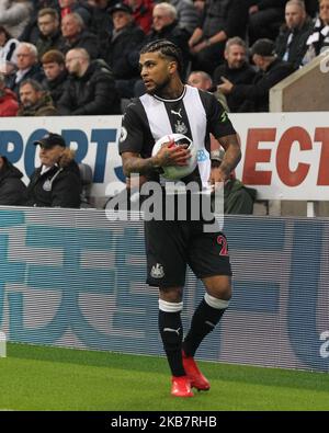 DeAndre Yedlin of Newcastle United during the Premier League match between Newcastle United and Manchester United at St. James's Park, Newcastle on Sunday 6th October 2019. (Photo by Mark Fletcher/MI News/NurPhoto) Stock Photo