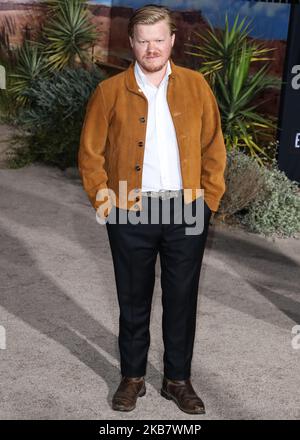 WESTWOOD, LOS ANGELES, CALIFORNIA, USA - OCTOBER 07: Actor Jesse Plemons arrives at the Los Angeles Premiere Of Netflix's 'El Camino: A Breaking Bad Movie' held at the Regency Village Theatre on October 7, 2019 in Westwood, Los Angeles, California, United States. (Photo by Xavier Collin/Image Press Agency/NurPhoto) Stock Photo