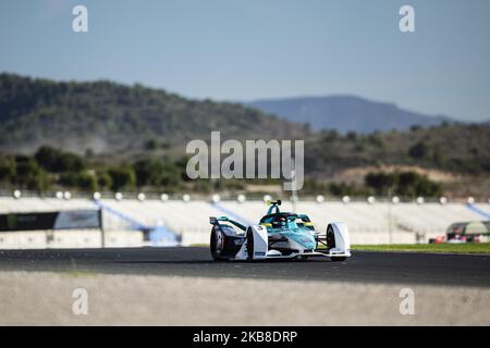 03 TURVEY Oliver (gbr), Nio 333 FE Team, action during the ABB Formula E Championshop official pre-season test of season six at Circuit Ricardo Tormo in Valencia on October 15, 16, 17 and 18 of 2019, Spain. (Photo by Xavier Bonilla/NurPhoto) Stock Photo