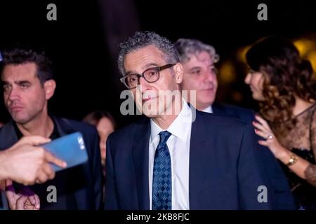 John Turturro attends the premiere of the movie 'The Jesus Rolls' at Casa del Cinema on October 16, 2019 in Rome, Italy. (Photo by Mauro Fagiani/NurPhoto) Stock Photo
