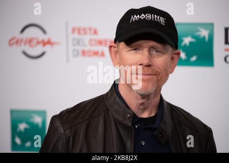 Ron Howard attends the photocall of the movie ''Pavarotti'' during the 14th Rome Film Festival on October 18, 2019 in Rome, Italy. (Photo by Mauro Fagiani/NurPhoto) Stock Photo