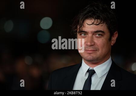 Riccardo Scamarcio attends the ''Il Ladro Di Giorni'' red carpet during the 14th Rome Film Festival on October 20, 2019 in Rome, Italy. (Photo by Luca Carlino/NurPhoto) Stock Photo