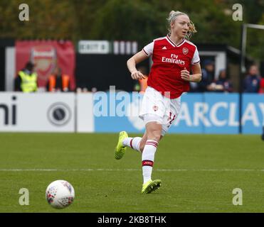 Louise Quinn of Arsenal during FA WSL Continental Tyres Cup Group One South match between Arsenal Women and Charlton Athletic Women at Meadow Park Stadium on September 20, 2019 in Borehamwood, England (Photo by Action Foto Sport/NurPhoto) Stock Photo