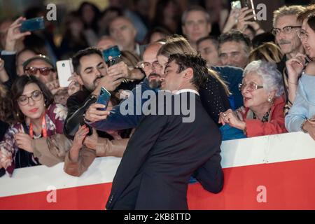 Riccardo Scamarcio attends the 'Il Ladro di Giorni' red carpet during the 14th Rome Film Festival on October 20, 2019 in Rome, Italy. (Photo by Mauro Fagiani/NurPhoto) Stock Photo