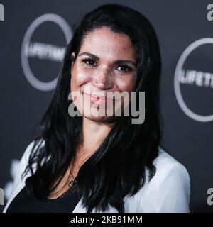WESTWOOD, LOS ANGELES, CALIFORNIA, USA - OCTOBER 22: SVP of Original Movies, Co-Productions and Acqusitions at Lifetime Networks at A+E Networks Meghan Hooper arrives at the 'It's A Wonderful Lifetime' Holiday Party held at STK Los Angeles at W Los Angeles - West Beverly Hills on October 22, 2019 in Westwood, Los Angeles, California, United States. (Photo by Xavier Collin/Image Press Agency/NurPhoto) Stock Photo