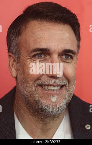 Gabriel Batistuta attends the photocall of the movie ''El Numero Nueve'' during the Alice nella Citta Festival on October 23, 2019 in Rome, Italy. (Photo by Luca Carlino/NurPhoto) Stock Photo