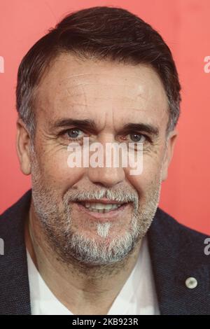 Gabriel Batistuta attends the photocall of the movie ''El Numero Nueve'' during the Alice nella Citta Festival on October 23, 2019 in Rome, Italy. (Photo by Luca Carlino/NurPhoto) Stock Photo