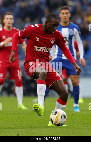 Glen Kamara midfielder of Rangers FC in action during the UEFA Europa League group G match between FC Porto and Rangers FC, at Dragao Stadium on October 24, 2019 in Porto, Portugal. (Photo by Paulo Oliveira / DPI / NurPhoto) Stock Photo