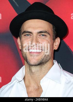 HOLLYWOOD, LOS ANGELES, CALIFORNIA, USA - OCTOBER 26: Actor Cheyenne Jackson arrives at FX's 'American Horror Story' 100th Episode Celebration held at the Hollywood Forever Cemetery on October 26, 2019 in Hollywood, Los Angeles, California, United States. (Photo by Xavier Collin/Image Press Agency/NurPhoto) Stock Photo