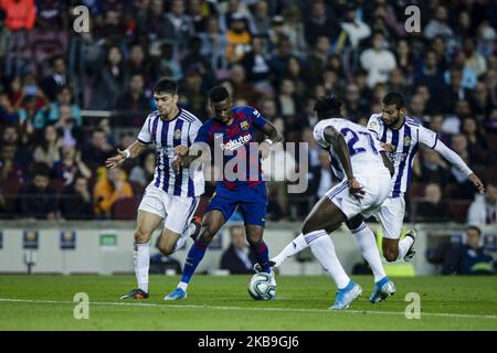 02 Nelson Semedo from Brasil of FC Barcelona during the La Liga match between FC Barcelona and Real Valladolid in Camp Nou Stadium in Barcelona 29 of October of 2019, Spain. (Photo by Xavier Bonilla/NurPhoto) Stock Photo