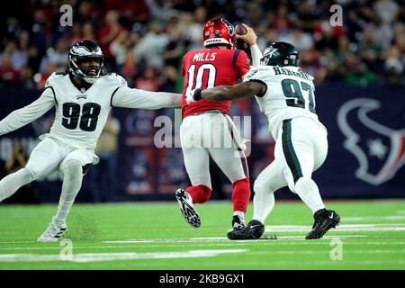 Philadelphia Eagles defensive end Robert Quinn (98) reacts during