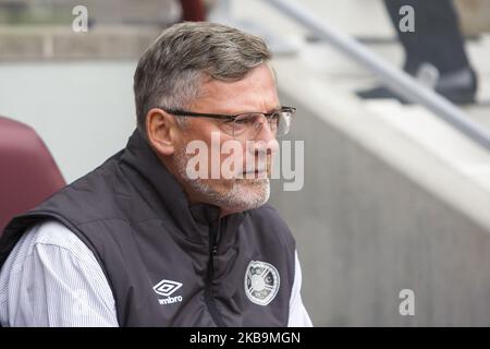 A file photo dated 14 September, 2019 shows Hearts manager Craig Levein ahead of the Scottish Premier League match between Hearts and Motherwell at Tynecastle park on 14 September, 2019 in Edinburgh, Scotland. Craig Levein has been relieved of his first team managerial duties, Austin MacPhee will take charge of first team affairs, on an interim basis as of 31 October, 2019. (Photo by Ewan Bootman/NurPhoto) Stock Photo