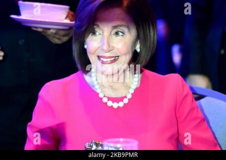 Speaker Nancy Pelosi attends the Inaugural Independence Dinner, hosted by Pennsylvania Democratic Party, at the Pennsylvania Convention Center, in Philadelphia, PA, on November 1, 2019. (Photo by Bastiaan Slabbers/NurPhoto) Stock Photo