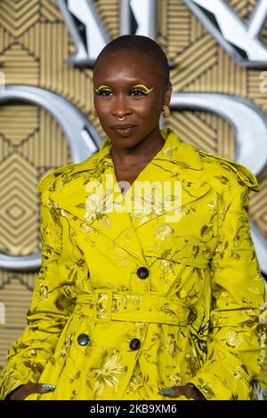 London, UK.  3 November 2022. Cynthia Erivo attends the European premiere of the movie ‘Black Panther Wakanda Forever’ at Cineworld Leicester Square. Credit: Stephen Chung / EMPICS / Alamy Live News Stock Photo