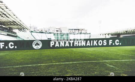 A general view of Apostolos Nikolaidis stadium , home of Panathinaikos , in Athens , Greece , on 4 November 2019. (Photo by Giannis Alexopoulos/NurPhoto) Stock Photo
