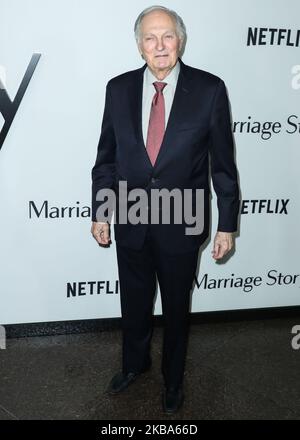 WEST HOLLYWOOD, LOS ANGELES, CALIFORNIA, USA - NOVEMBER 05: Actor Alan Alda arrives at the Los Angeles Premiere Of Netflix's 'Marriage Story' held at the Directors Guild of America Theater on November 5, 2019 in West Hollywood, Los Angeles, California, United States. (Photo by Xavier Collin/Image Press Agency/NurPhoto) Stock Photo