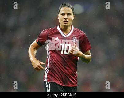 Dzsenifer Marozsan of Germany during Women's International Friendly between England Women and Germany Women at Wembley stadium in London, England on November 09, 2019 (Photo by Action Foto Sport/NurPhoto) Stock Photo