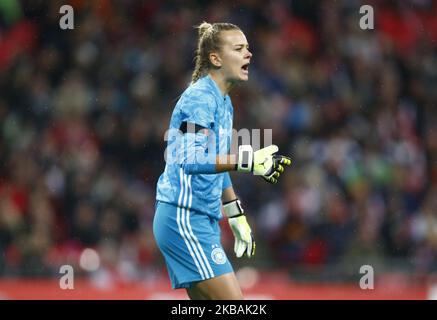 Merle Frohms of Germany during Women's International Friendly between England Women and Germany Women at Wembley stadium in London, England on November 09, 2019 Credit Action Foto Sport (Photo by Action Foto Sport/NurPhoto) Stock Photo