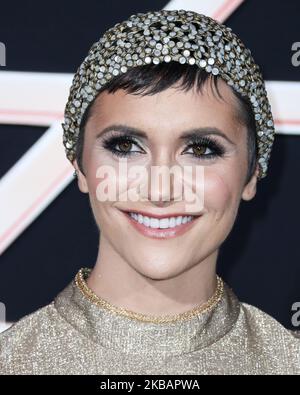 WESTWOOD, LOS ANGELES, CALIFORNIA, USA - NOVEMBER 11: Alyson Stoner arrives at the Los Angeles Premiere Of Columbia Pictures' 'Charlie's Angels' held at the Westwood Regency Theater on November 11, 2019 in Westwood, Los Angeles, California, United States. (Photo by Xavier Collin/Image Press Agency/NurPhoto) Stock Photo