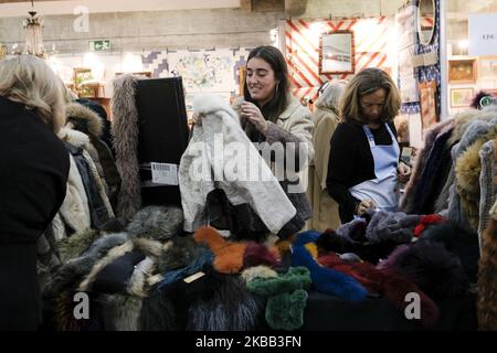 The Rake of Nuevo Futuro, with more than 80 stalls dedicated to restoration, antiques, decoration, fashion or culture. Collection is intended for foster children of the Nuevo Futuro Foundation. November 16, 2019 Spain (Photo by Oscar Gonzalez/NurPhoto) Stock Photo