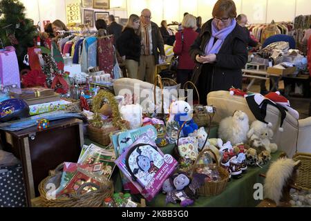 The Rake of Nuevo Futuro, with more than 80 stalls dedicated to restoration, antiques, decoration, fashion or culture. Collection is intended for foster children of the Nuevo Futuro Foundation. November 16, 2019 Spain (Photo by Oscar Gonzalez/NurPhoto) Stock Photo