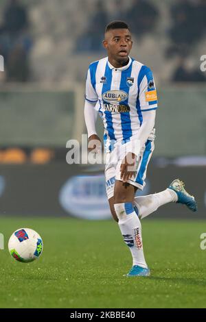 Jos Machin of Pescara Calcio during the Italian Serie B 2019/2020 match between Pescara Calcio 1936 and U.S. Cremonese at Stadio Adriatico Giovanni Cornacchia on November 22, 2019 in Pescara, Italy. (Photo by Danilo Di Giovanni/NurPhoto) Stock Photo