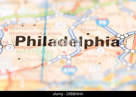 Philadelphia, City in United States of America, USA. Stock Photo