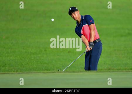 Photo action of Donghyuk Kim during 21st Sarawak International Junior Golf Championship Final Round at Sarawak Golf Club on November 28, 2019 in Kuching ,Sarawak , Malaysia. (Photo by Muhammad Amir Abidin/NurPhoto) Stock Photo