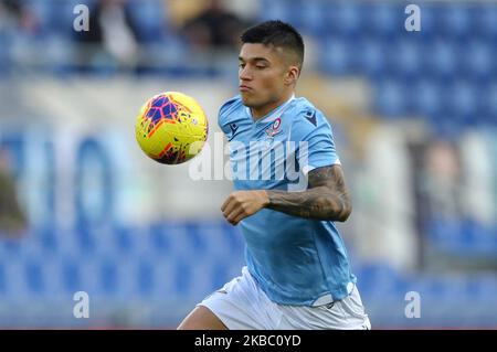 Joaquin Correa of Lazio in action during the UEFA Champions League ...