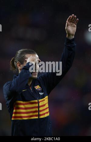 Antoine Griezmann of Barcelona during the Liga match between Club Atletico de Madrid and FC Barcelona at Wanda Metropolitano on December 1, 2019 in Madrid, Spain. (Photo by Jose Breton/Pics Action/NurPhoto) Stock Photo