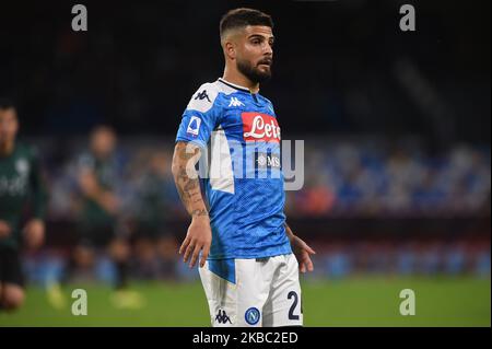 Lorenzo Insigne of SSC Napoli during the Serie A match between SSC Napoli and Bologna FC at Stadio San Paolo Naples Italy on 1 December 2019. (Photo by Franco Romano/NurPhoto) Stock Photo